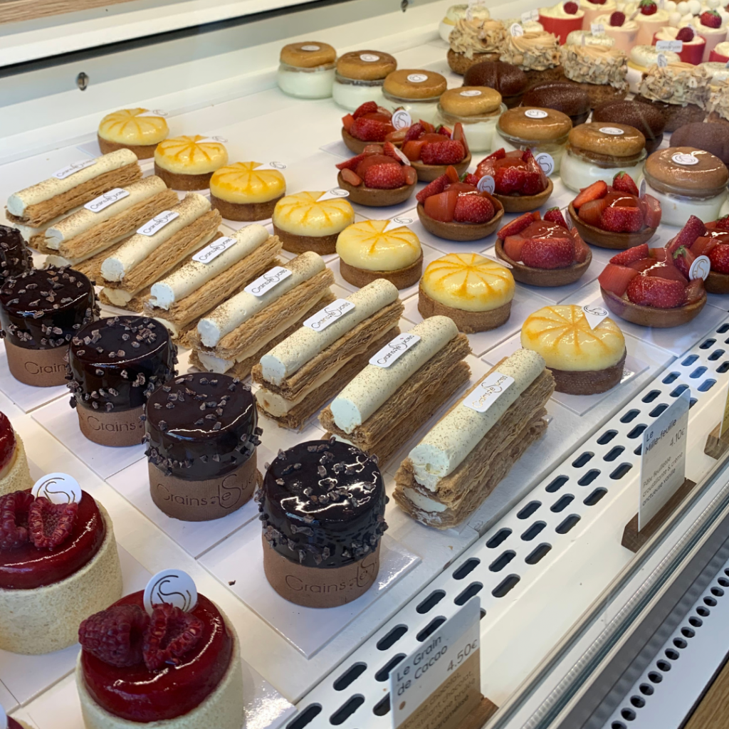 grains de sucres vitrine