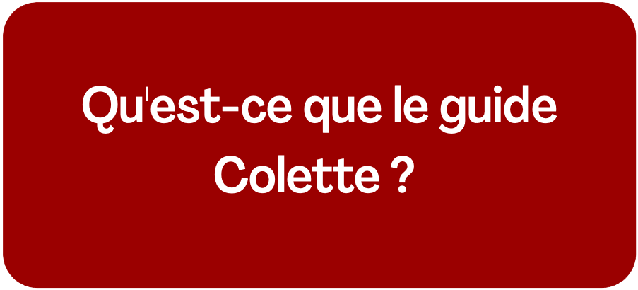 qu'est-ce que le guide Colette pâtisserie